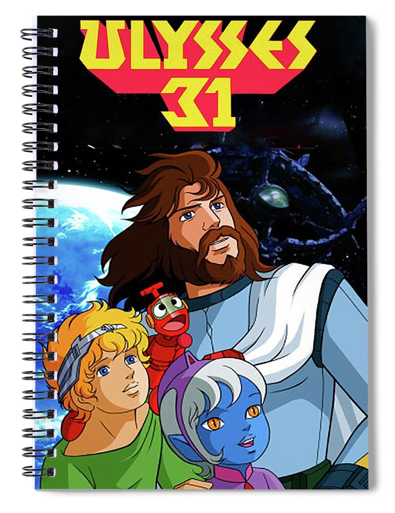 Ulysses 31 Spiral Notebook by The Gallery - Pixels