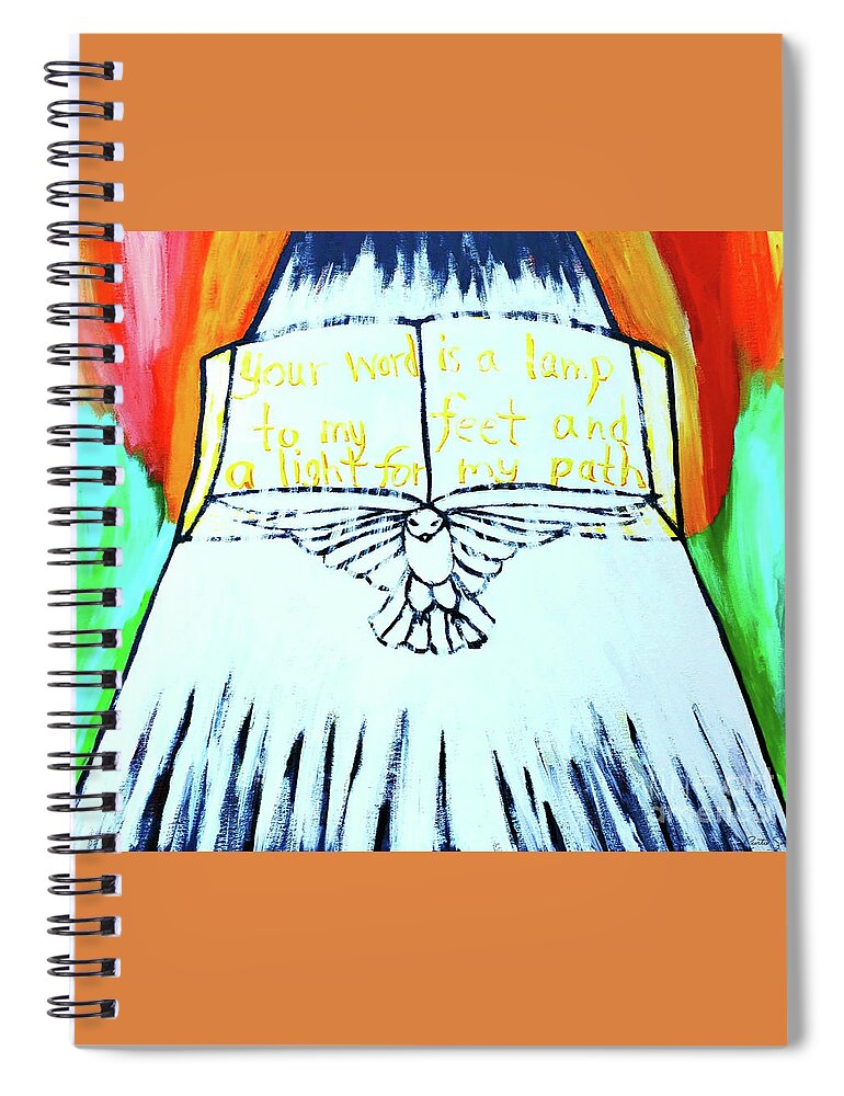 Artdevotions Spiral Notebook featuring the digital art Unfolding Light by Curtis Sikes