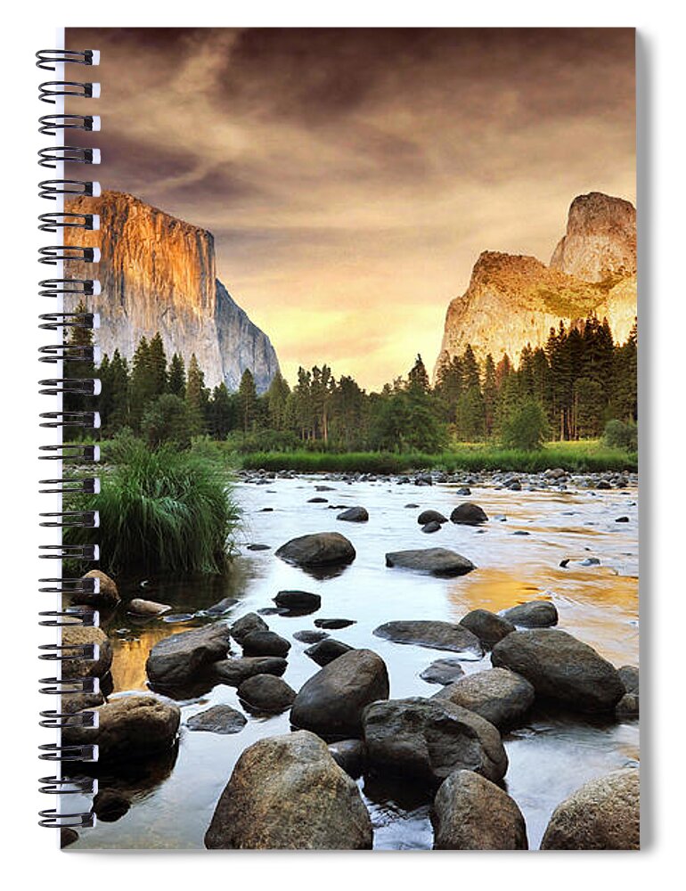 Scenics Spiral Notebook featuring the photograph Valley Of Gods by John B. Mueller Photography