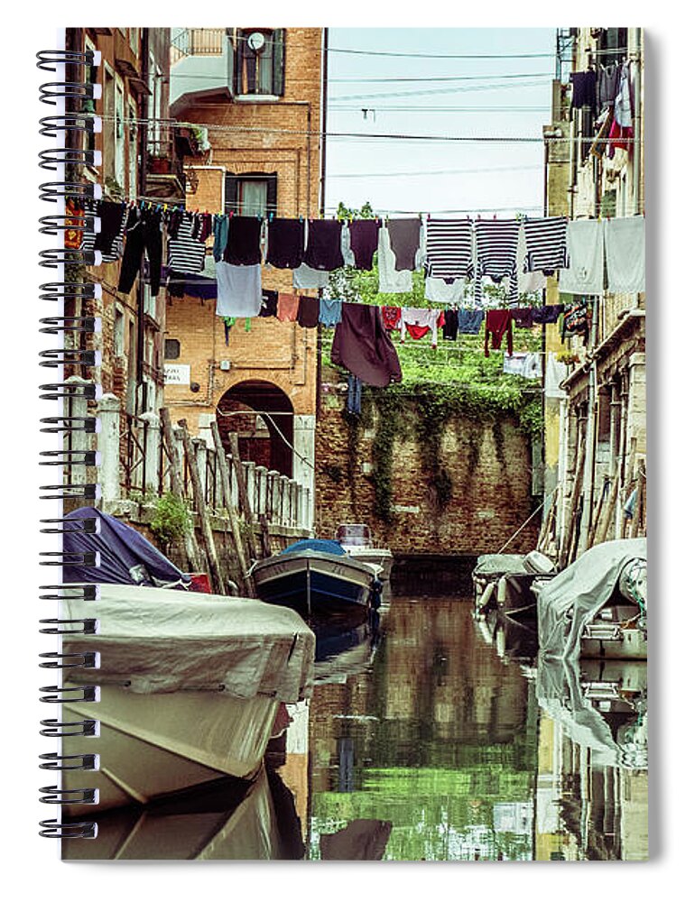 Italy Spiral Notebook featuring the photograph Venice #6 by Alberto Zanoni