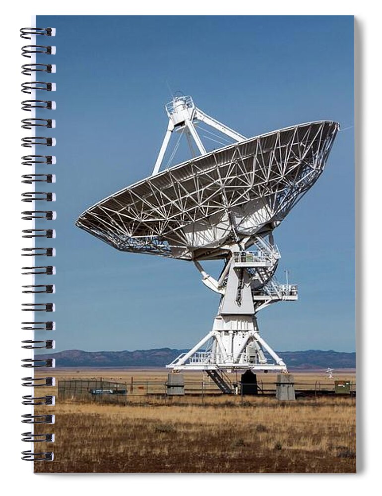 Architecture Spiral Notebook featuring the photograph Very Large Array by Liza Eckardt