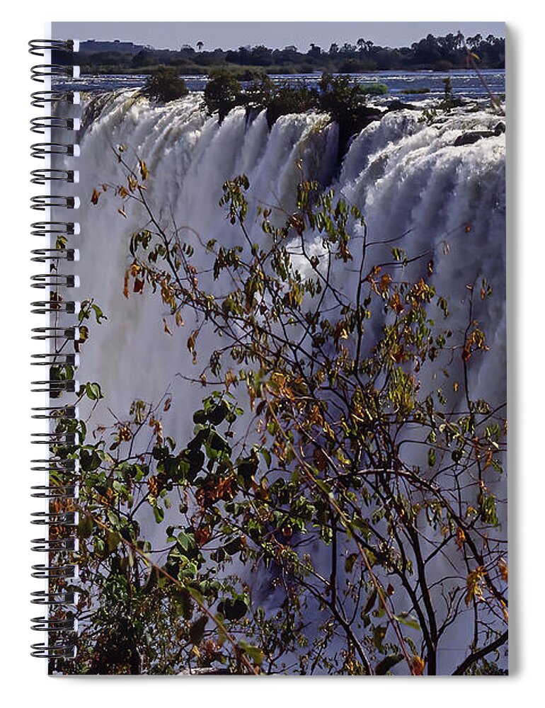Victoria Falls Park Spiral Notebook featuring the photograph Victoria Falls Park by MaryJane Sesto