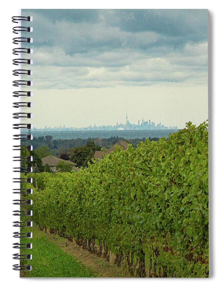Autumn Spiral Notebook featuring the photograph View from Moyer Road by Marilyn Cornwell