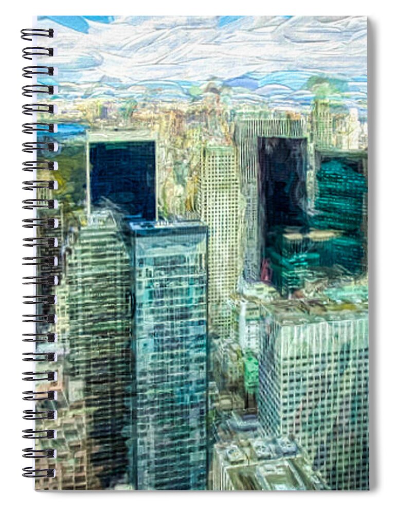  Spiral Notebook featuring the photograph View from the Rock by Jack Wilson
