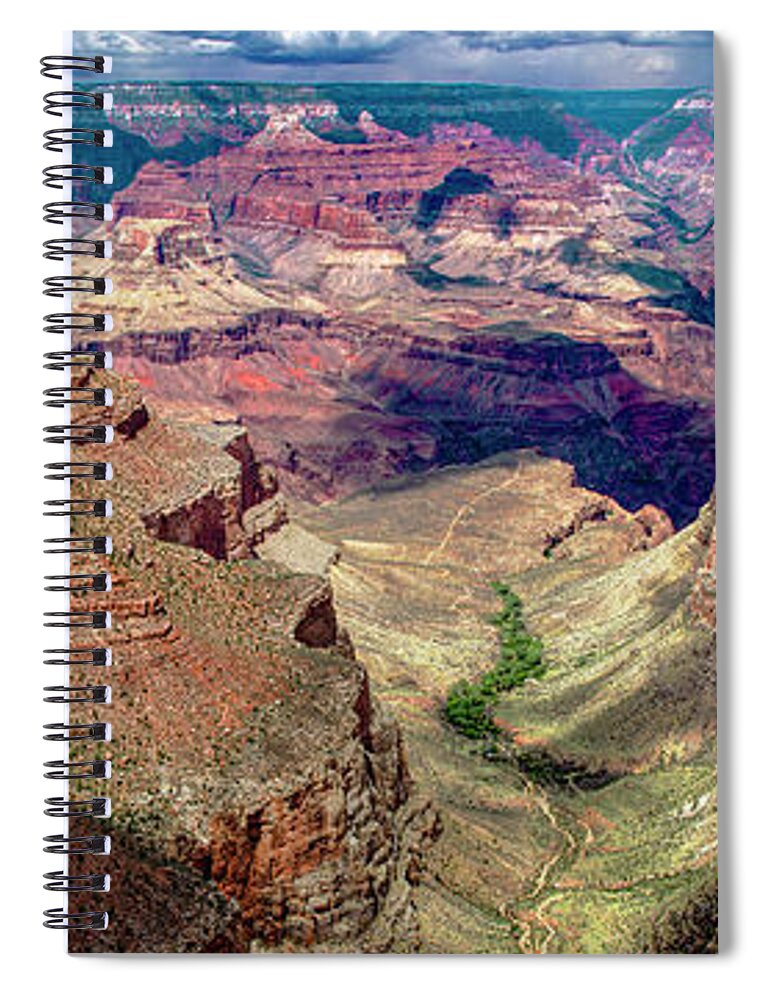 Grand Canyon Spiral Notebook featuring the photograph View from the South Rim by Al Judge