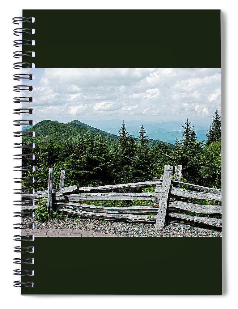 Mountains Spiral Notebook featuring the photograph Vista by Rebecca Higgins