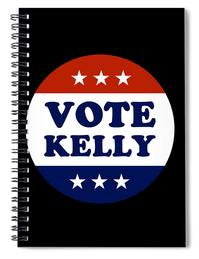 Arizona Spiral Notebook featuring the digital art Vote Mark Kelly 2020 by Flippin Sweet Gear