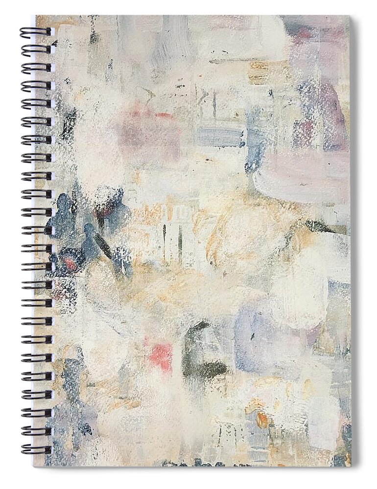  Spiral Notebook featuring the painting Waiting by Tommy McDonell