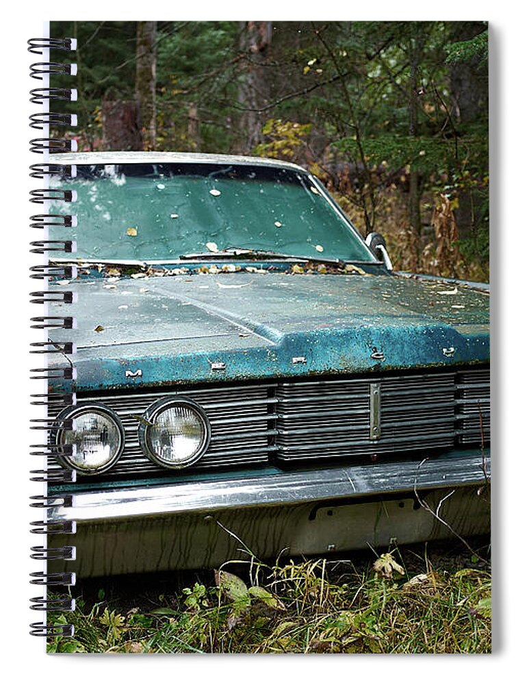 Car Spiral Notebook featuring the photograph Waiting by Trever Miller