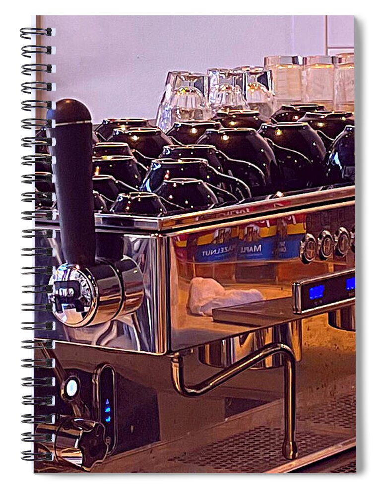 Coffee Spiral Notebook featuring the photograph Wake Up 1 by Lee Darnell