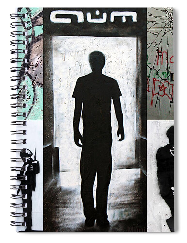 Walk Spiral Notebook featuring the photograph Walk The Talk by Munir Alawi