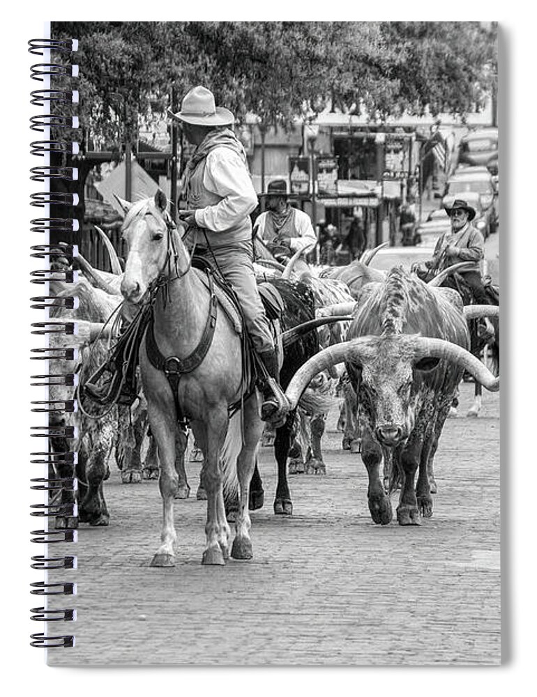 Landscape Spiral Notebook featuring the photograph Walking The Last Mile by Diana Mary Sharpton