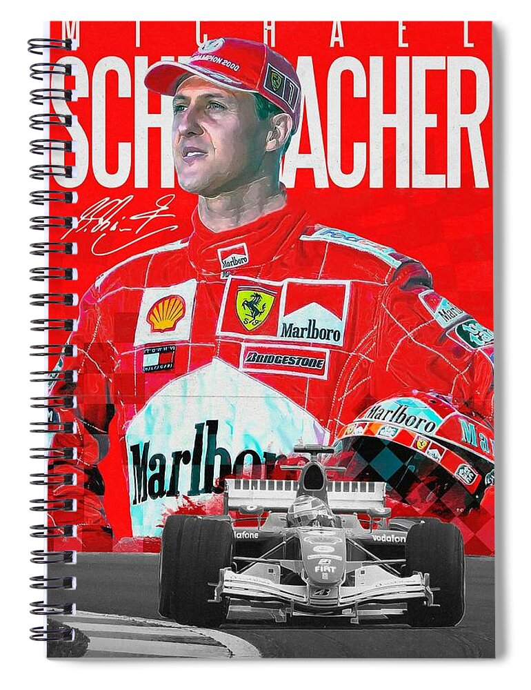 Wallpaper Michael Schumacher Spiral Notebook by Jihan Nihan - Pixels