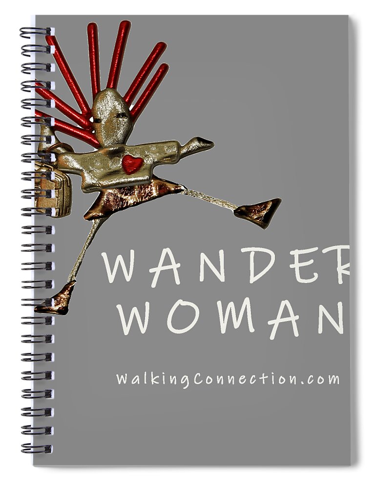 Wander Woman. Living Room Spiral Notebook featuring the photograph Wander Woman by Gene Taylor