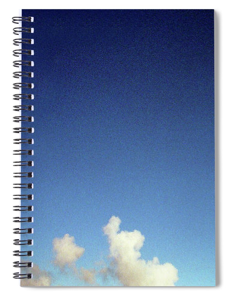 Blue Spiral Notebook featuring the photograph Wandered lonely as a cloud by Robert Douglas