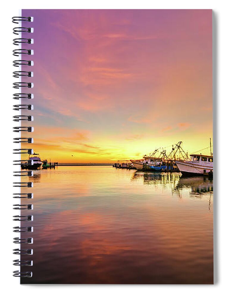 Color Spiral Notebook featuring the photograph Warm Colors by Christopher Rice