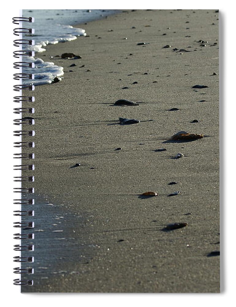  Spiral Notebook featuring the photograph Washed Ashore by Heather E Harman