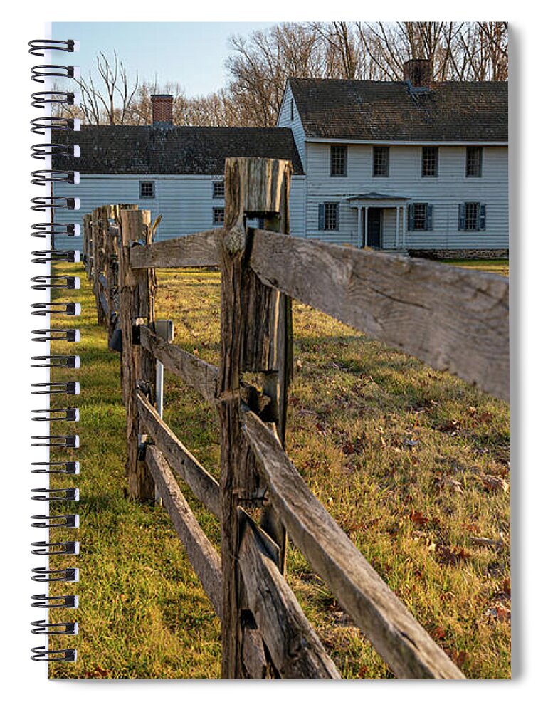 Kingston Spiral Notebook featuring the photograph Washington Slept Here by Kristopher Schoenleber