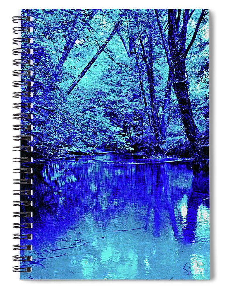 Landscape Spiral Notebook featuring the photograph Water Reflection Landscape Print by Jacob Folger