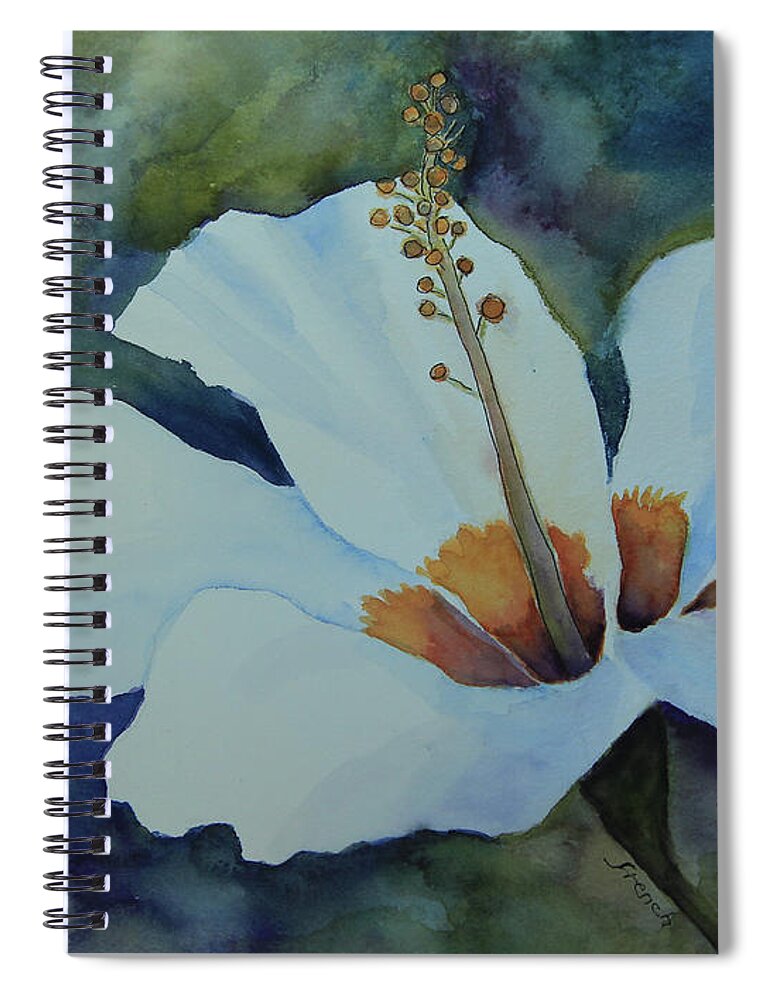 Lily Spiral Notebook featuring the painting Watercolor Lily by Jeanette French