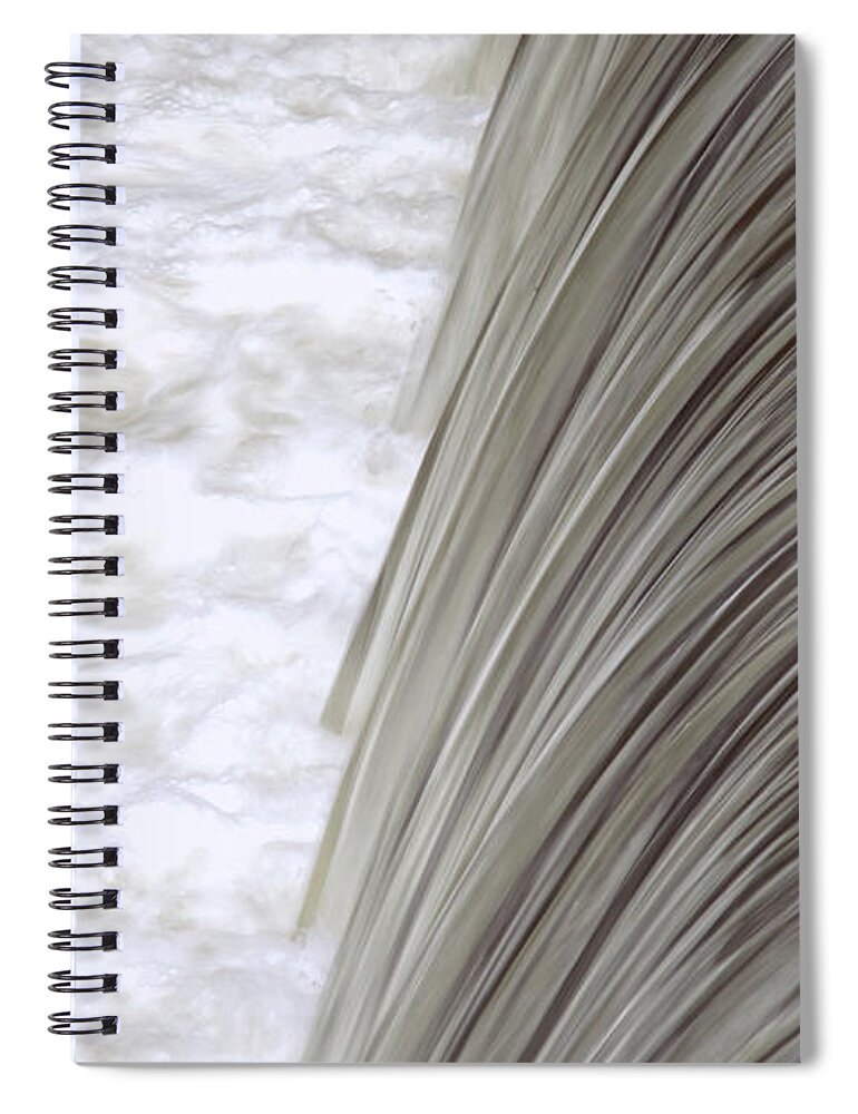 Affinity Photo Spiral Notebook featuring the photograph Waterfall in Alkington Woods by Pics By Tony