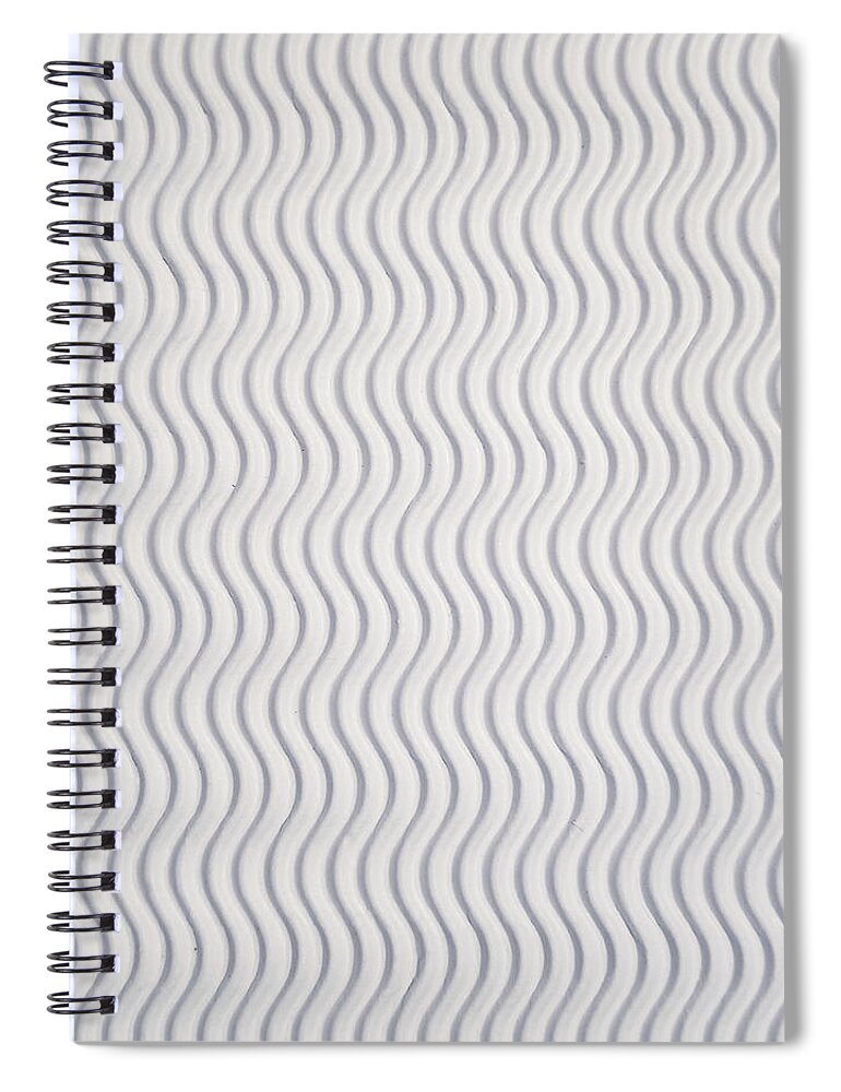 Wavy Spiral Notebook featuring the photograph Wavy by Stacy Abbott