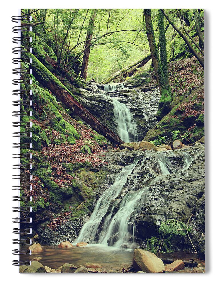 Uvas Canyon County Park Spiral Notebook featuring the photograph We Were Lost in Love by Laurie Search