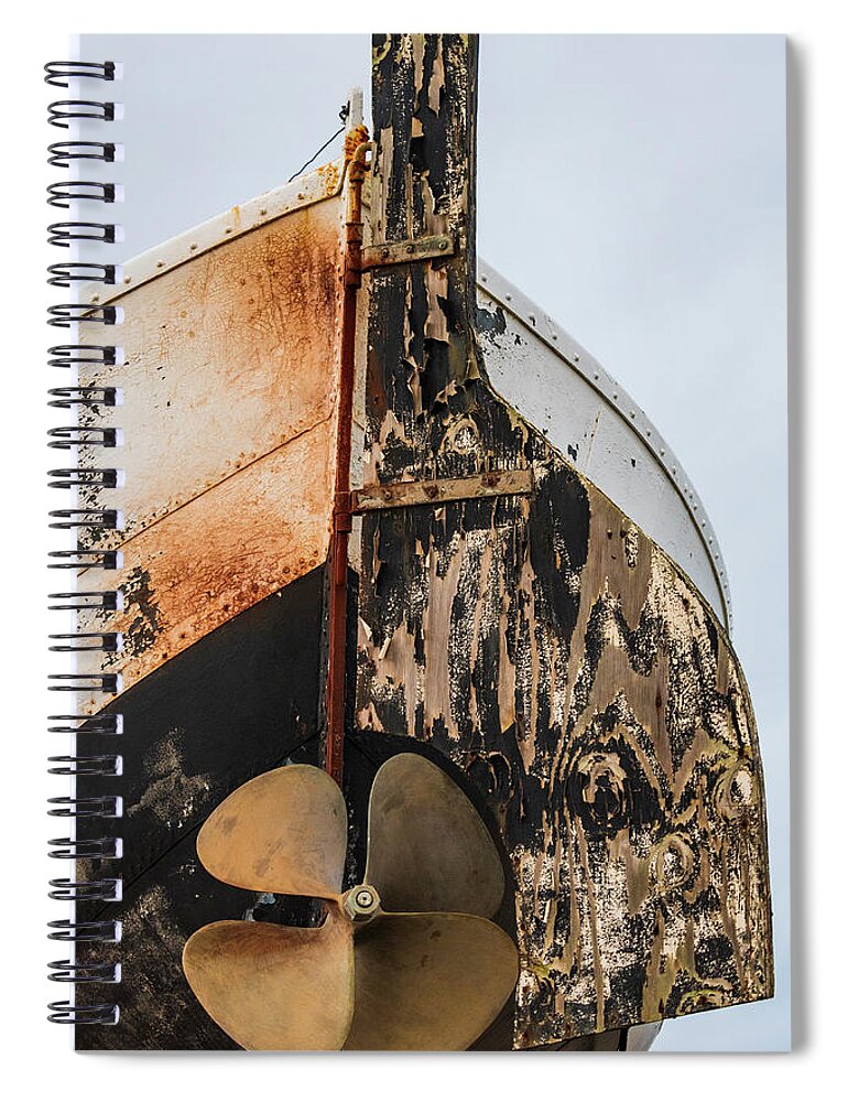 Outer Banks Spiral Notebook featuring the photograph Weathered by Melissa Southern