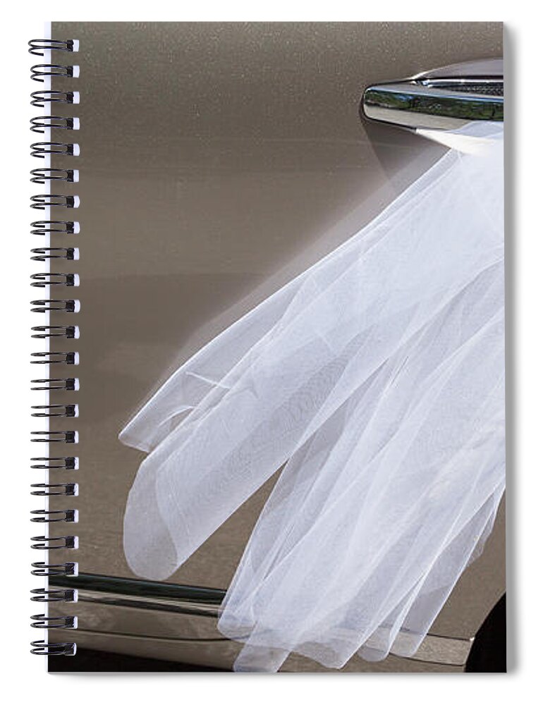 Wedding Spiral Notebook featuring the photograph Wedding Bently by Jim Whitley