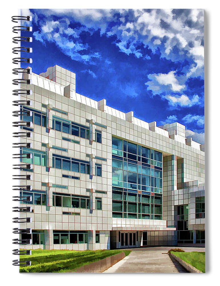 2014 Spiral Notebook featuring the photograph Weill Hall by Monroe Payne