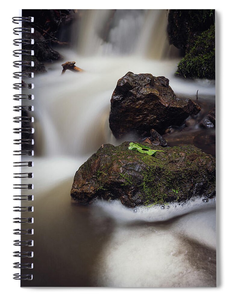 Cardiff Spiral Notebook featuring the photograph When in foam by Gavin Lewis
