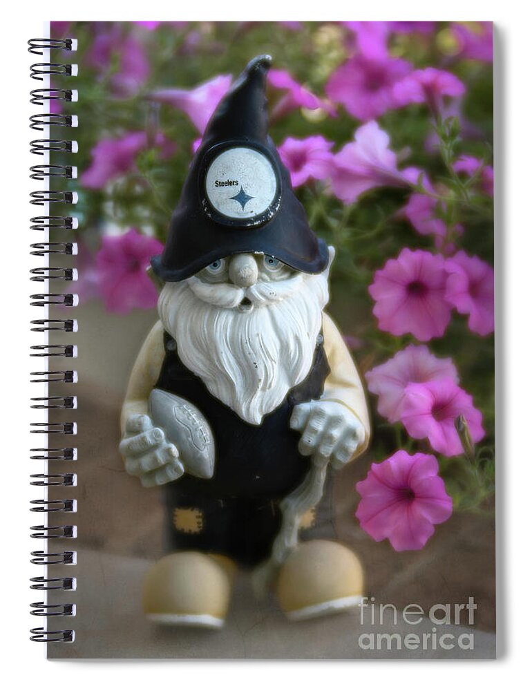 Pittsburgh Spiral Notebook featuring the photograph Where Is The Pittsburgh Steeler by Amy Dundon