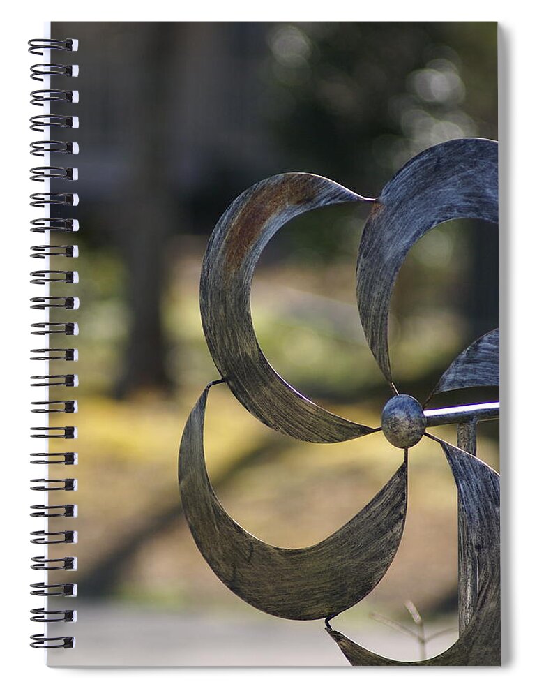  Spiral Notebook featuring the photograph Whirligig by Heather E Harman