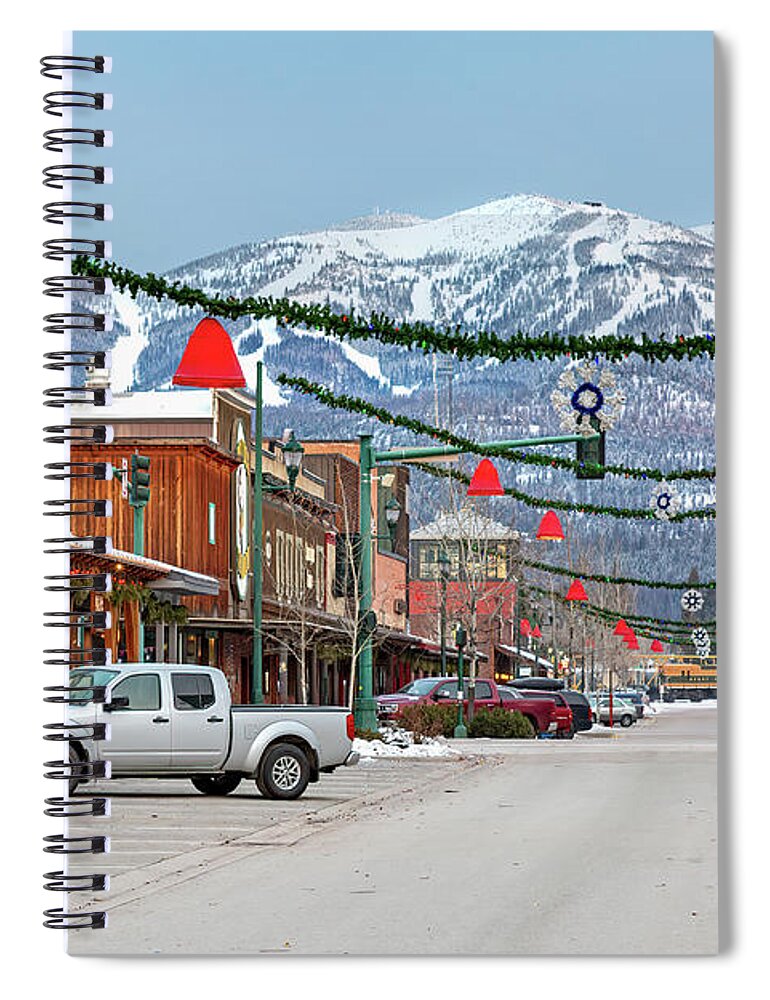 Whitefish Spiral Notebook featuring the photograph Whitefish Christmas by Jack Bell