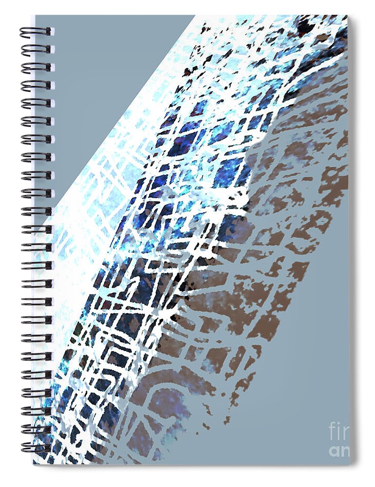 Contemporary Art Spiral Notebook featuring the digital art Who I was. Who I am. by Jeremiah Ray
