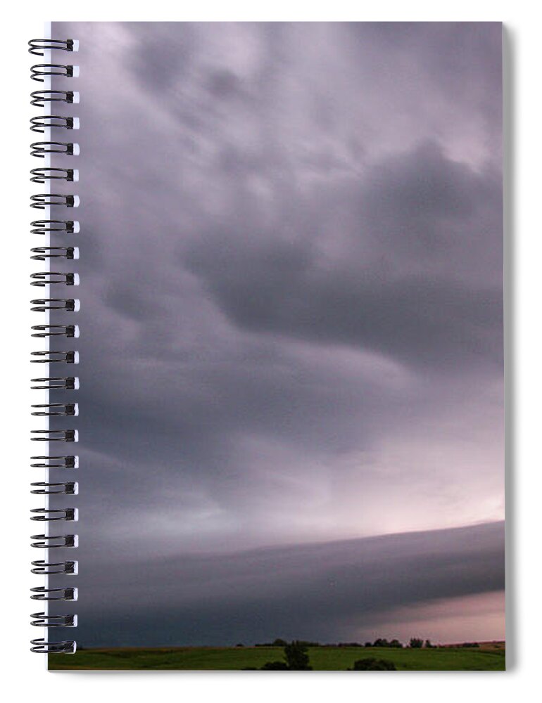 Nebraskasc Spiral Notebook featuring the photograph Wicked Good Nebraska Supercell 048 by Dale Kaminski