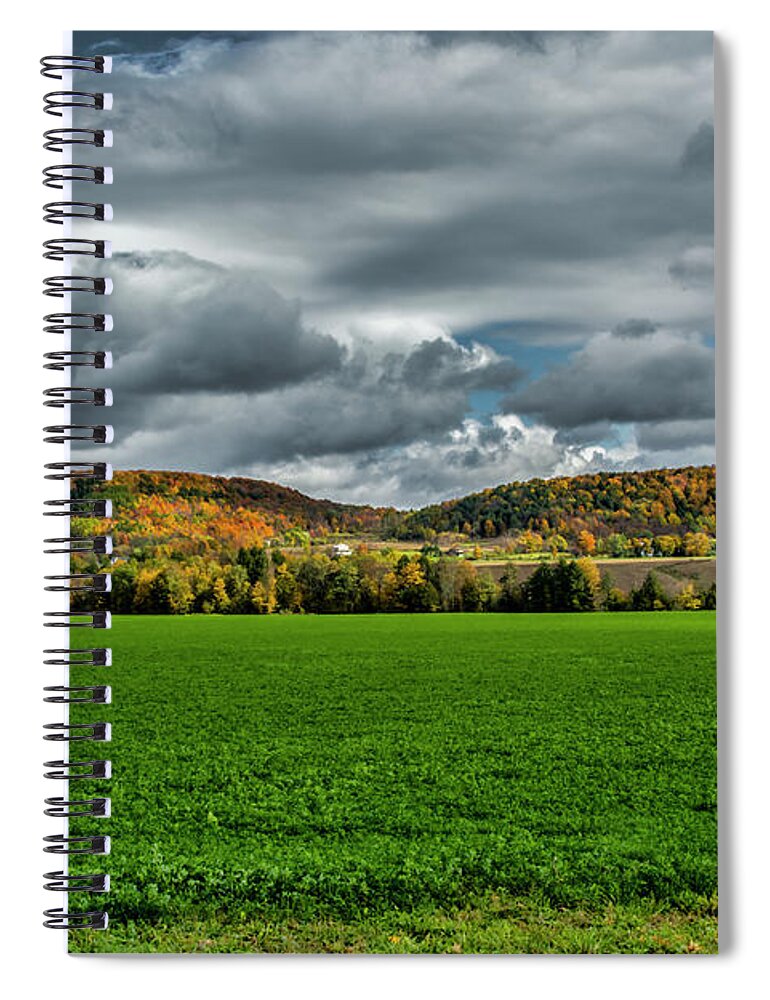 Landscape Spiral Notebook featuring the photograph Wide Open Spaces by Cathy Kovarik