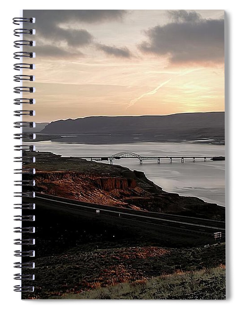 Columbia River Spiral Notebook featuring the photograph Wild Horse Lookout - Washington by DArcy Evans
