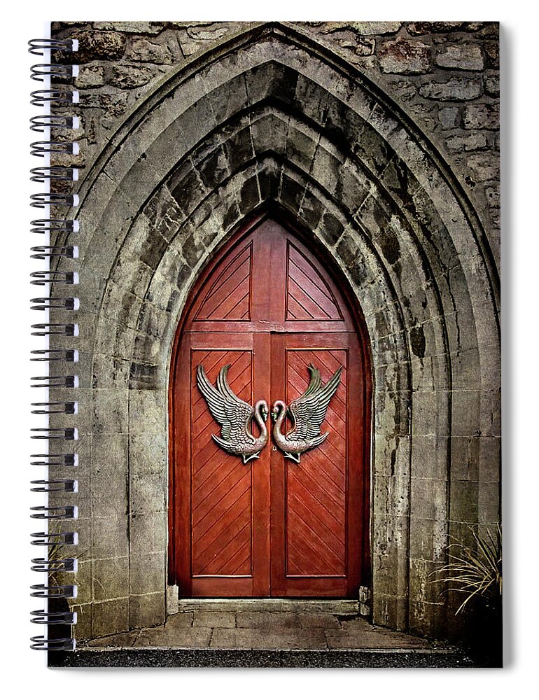Ireland Spiral Notebook featuring the photograph Wild Swans at Coole by Jill Love