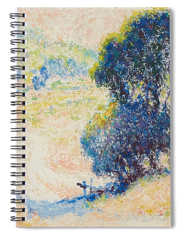 Vector Spiral Notebook featuring the painting William Clapp by MotionAge Designs