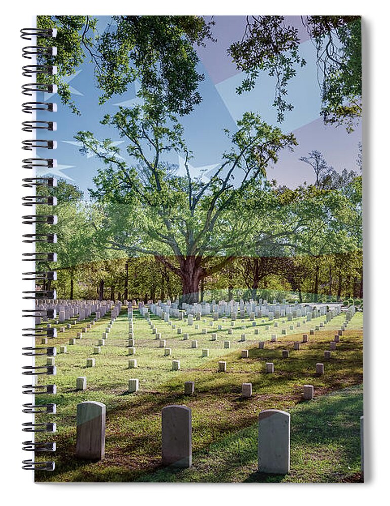 Patriotic Spiral Notebook featuring the digital art Wilmington Patriots by John Kirkland