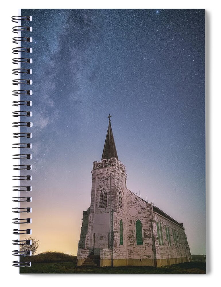 Nebraska Spiral Notebook featuring the photograph Wilson's Night Watch by Darren White