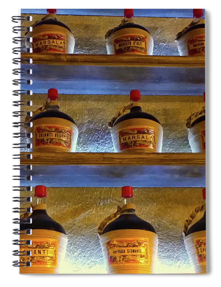Wine Spiral Notebook featuring the photograph Wines of Spain by Gene Taylor