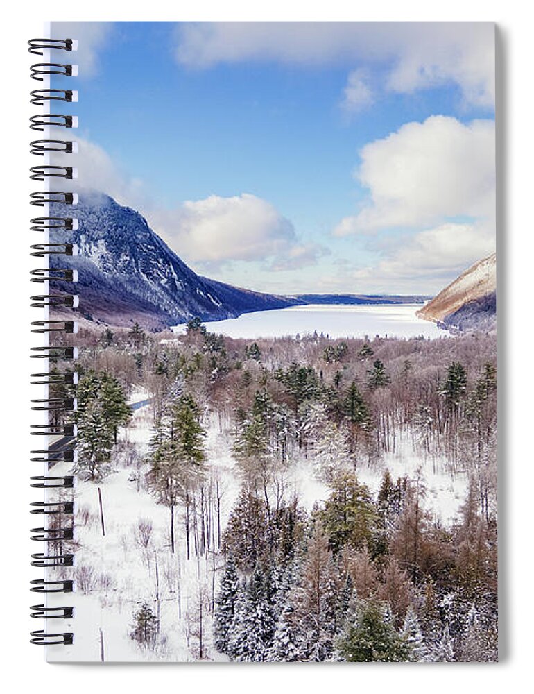 2021 Spiral Notebook featuring the photograph Winter At Willoughby by John Rowe