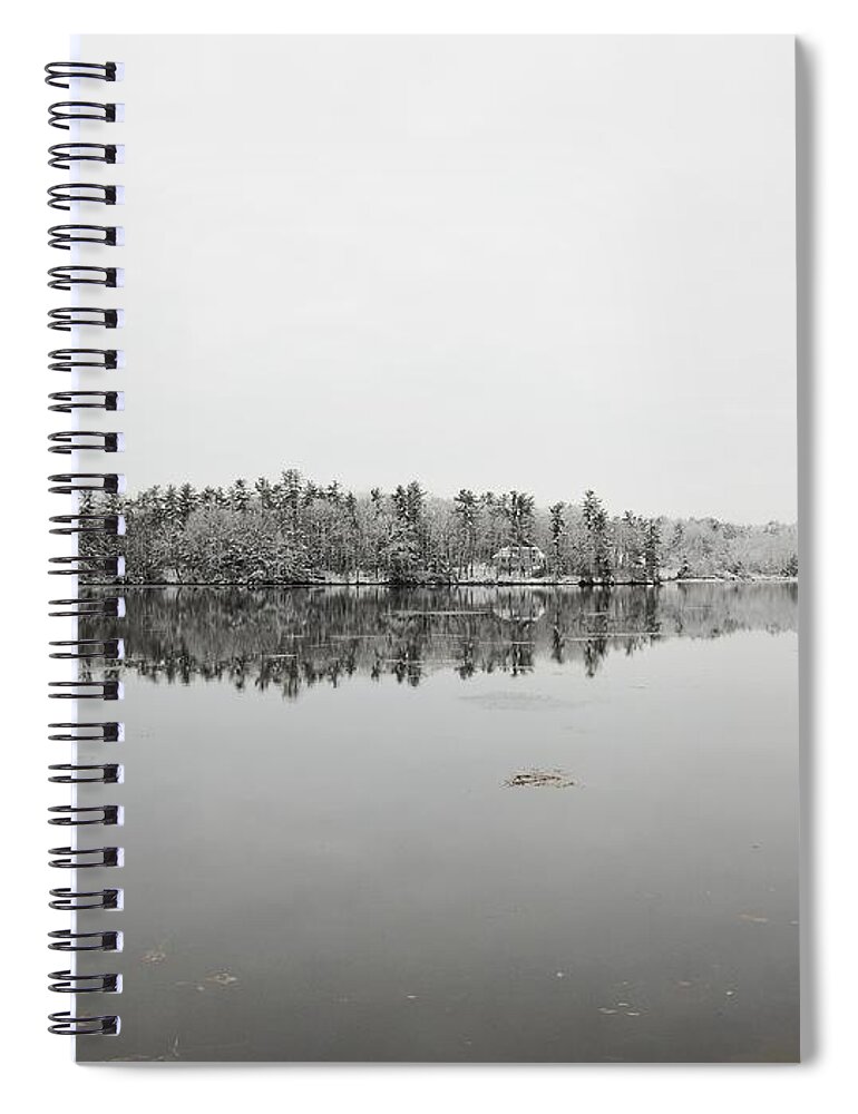Winter Landscapes Spiral Notebook featuring the photograph Winter in New Hampshire by Eunice Miller
