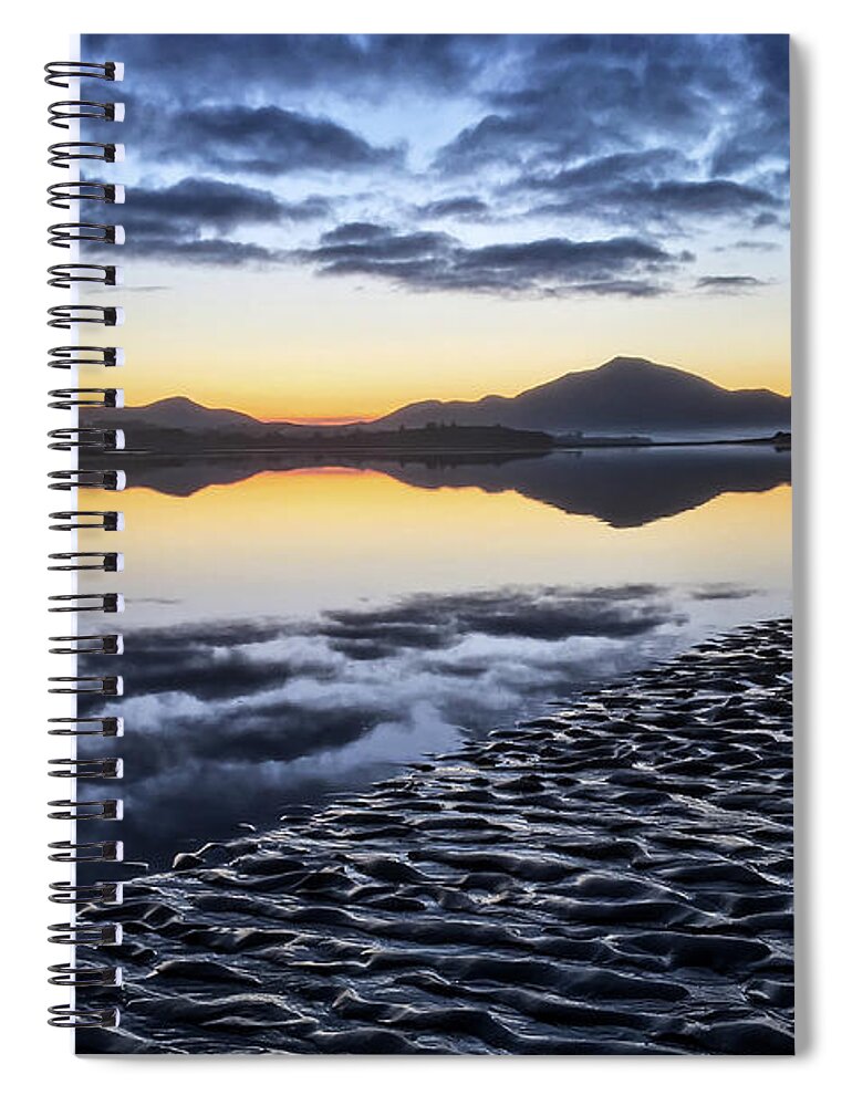 Donegal Spiral Notebook featuring the photograph Winter Light - Sheephaven Bay, Donegal by John Soffe