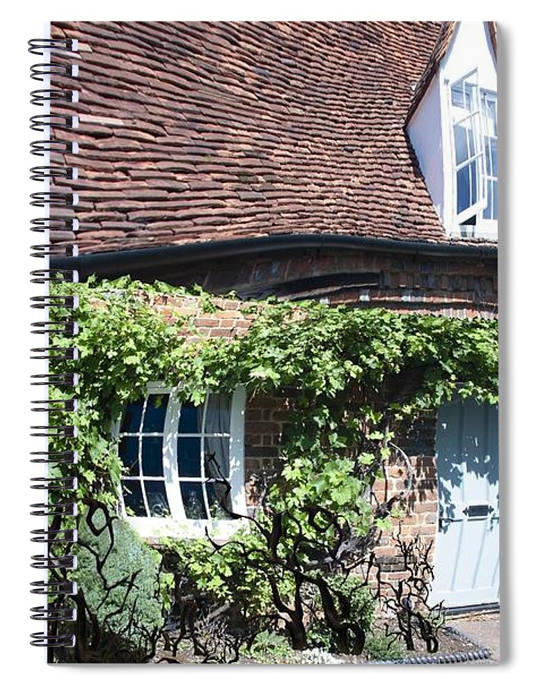 Witch Spiral Notebook featuring the photograph Witch house? by Andrea Lazar