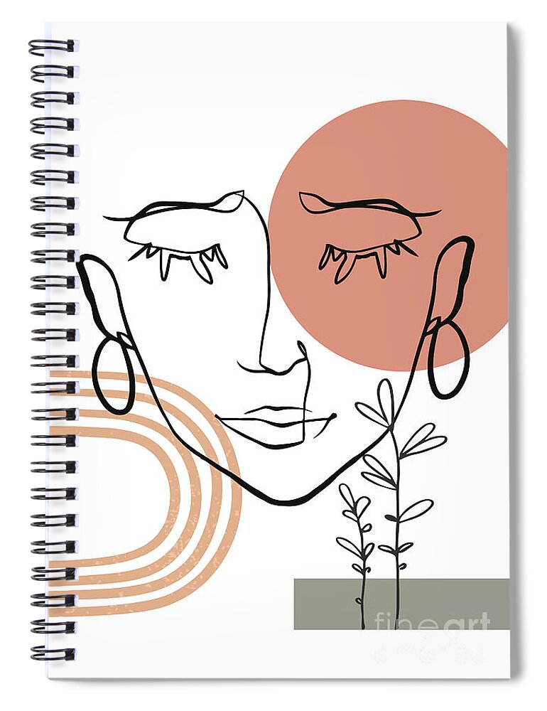 One Continuous Line Book Drawing Modern Outline Doodle Open Book