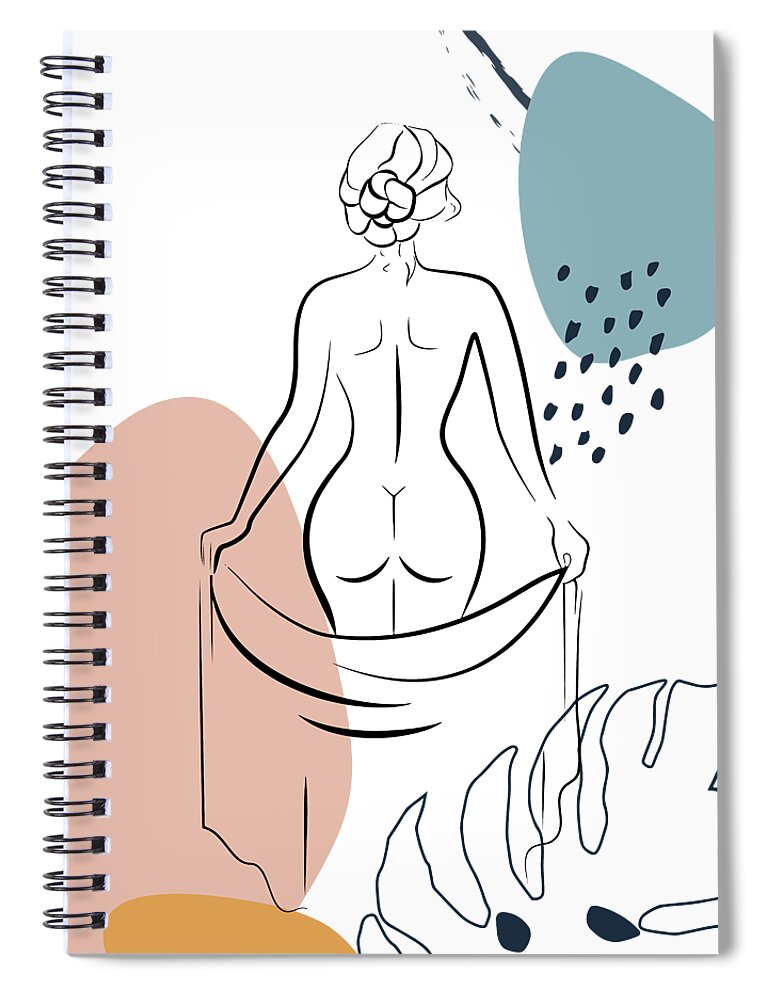 Set of naked woman sitting back one line. Poster cover. Minimal woman body.  One line drawing. No 1/3 Poster by Mounir Khalfouf - Fine Art America