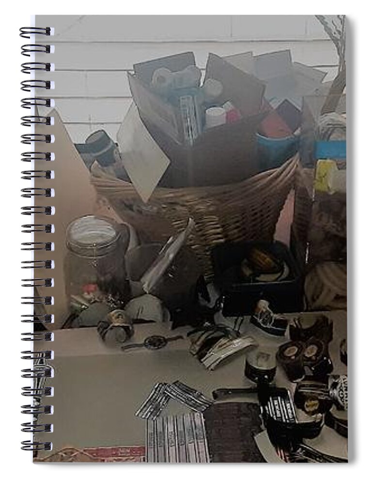 Unfinished Spiral Notebook featuring the photograph Work in Progress by Nancy Graham